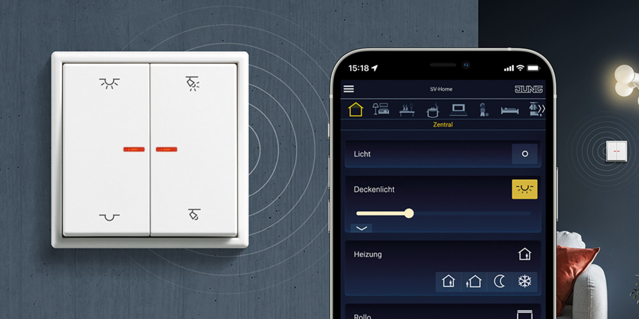 KNX RF Taster bei Elektrotechnik Ziesmann in Hünfeld